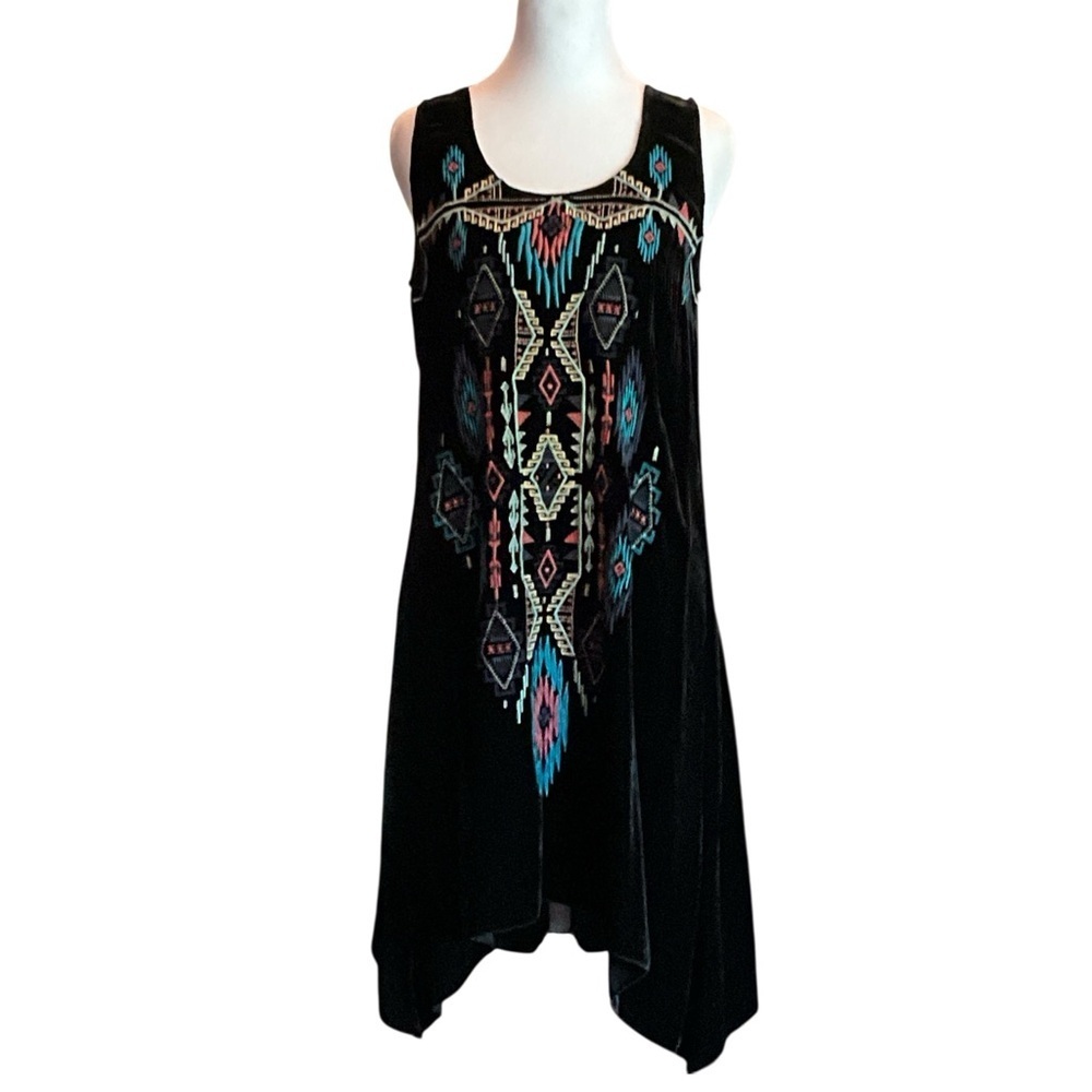 NWOT Johnny Was Velvety Shift Dress